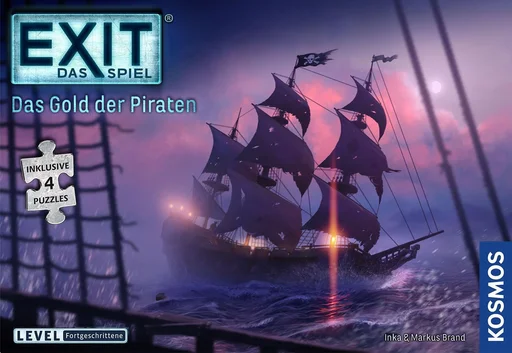Board game, EXIT: Das Spiel + Puzzle – Das Gold der Piraten