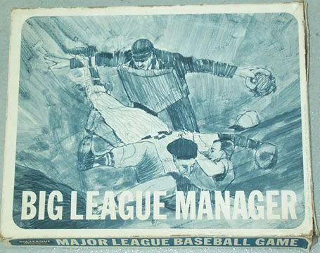 Board game, Big League Manager Baseball Game