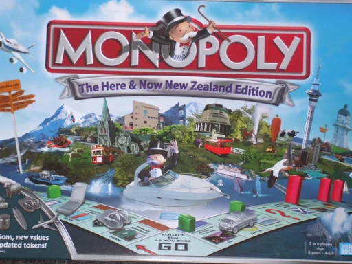 Board game, Monopoly: The Here & Now New Zealand Edition