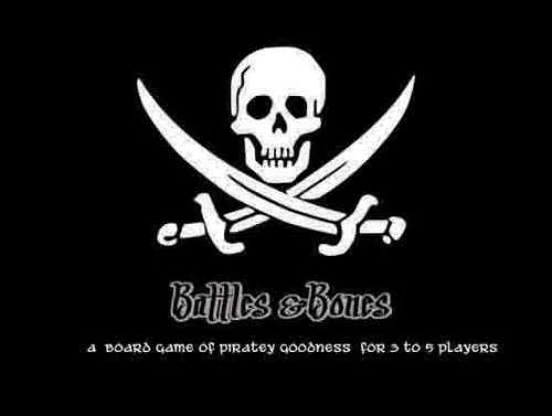 Board game, Battles & Bones: A Pirate Game