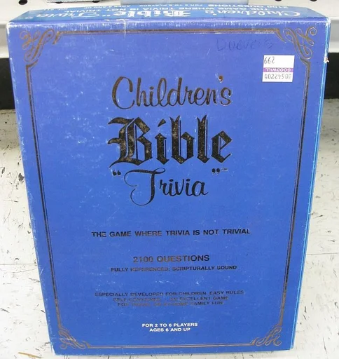 Board game, Children's Bible Trivia