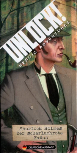 Board game, Unlock!: Heroic Adventures – Sherlock Holmes: Der scharlachrote Faden