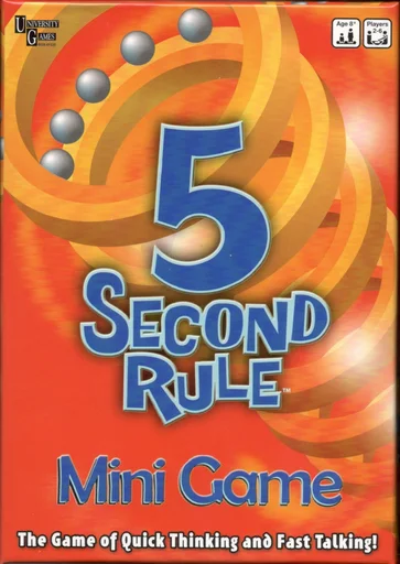Board game, 5 Second Rule Mini Game