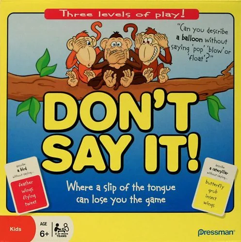 Board game, Don't Say It