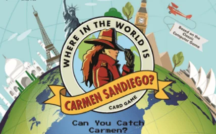 Board game, Where in the World is Carmen Sandiego? Card Game