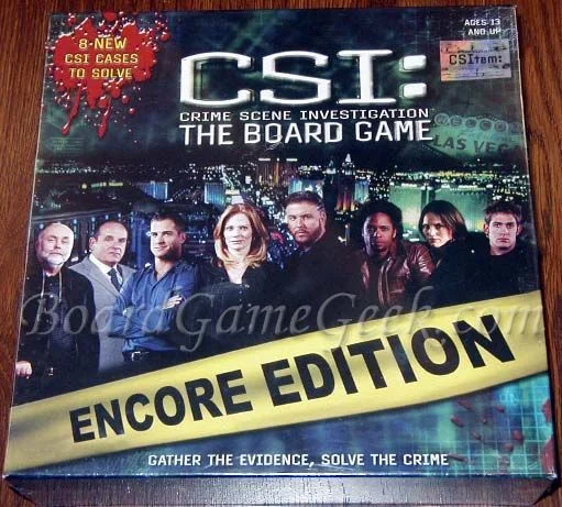 Board game, CSI: The Board Game – Encore Edition