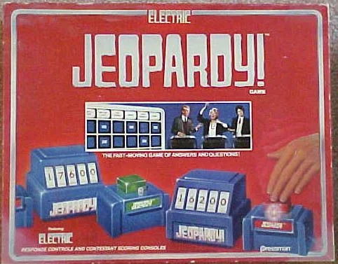 Board game, Electric Jeopardy Game