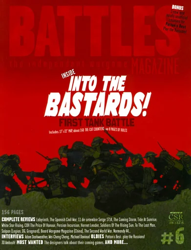 Board game, Into the Bastards!: First tank battle