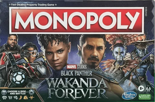 Board game, Monopoly: Marvel Studios' Black Panther – Wakanda Forever Edition