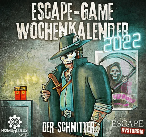Board game, Exit-Game Wochenkalender 2022: Der Schnitter