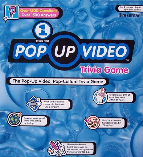 Board game, VH1 Pop Up Video Game
