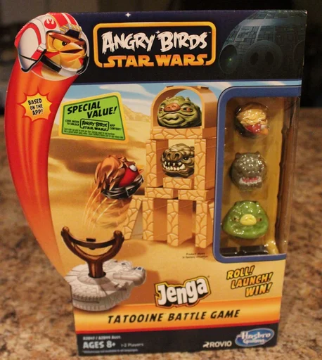 Board game, Angry Birds: Star Wars – Jenga Tatooine Battle Game