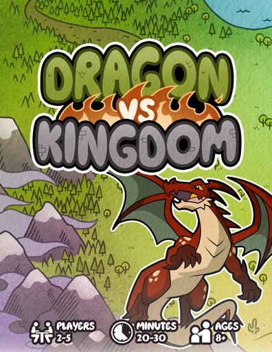 Board game, Dragon vs Kingdom