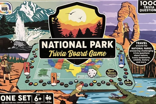 Board game, National Park Trivia Board Game