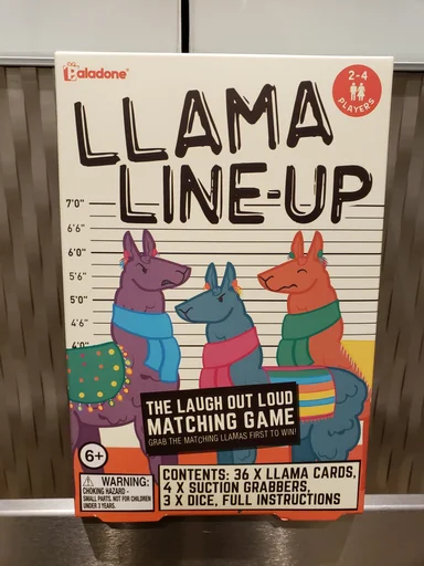 Board game, Llama Line-Up