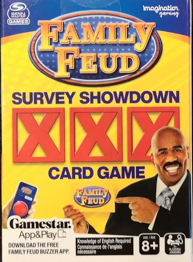 Board game, Family Feud Survey Showdown Card Game