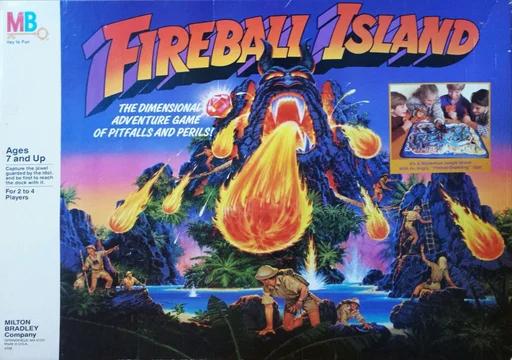 Board game, Fireball Island