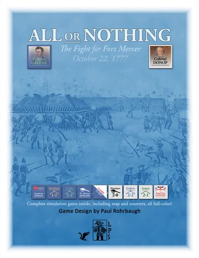 Board game, All or Nothing: The Fight for Fort Mercer – October 22, 1777