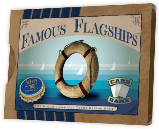 Board game, Famous Flagships: The World's Smallest Yacht Racing Game