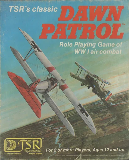 Board game, Dawn Patrol: Role Playing Game of WW I Air Combat