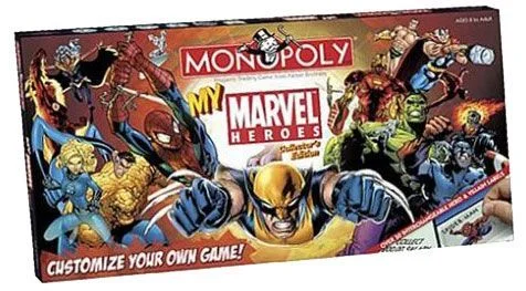 Board game, Monopoly: My Marvel Heroes