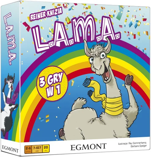 Board game, L.A.M.A.: 3 Gry w 1