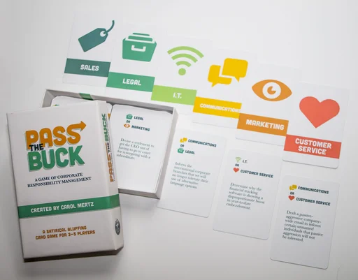 Board game, Pass the Buck: A Game of Corporate Responsibility Management