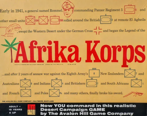 Board game, Afrika Korps