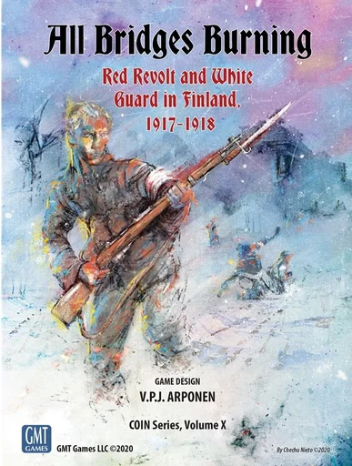 Board game, All Bridges Burning: Red Revolt and White Guard in Finland, 1917-1918