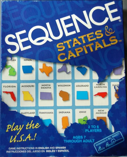 Board game, Sequence: States & Capitals