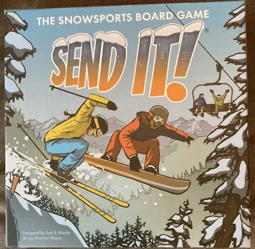 Board game, Send It!: The Snowsports Board Game