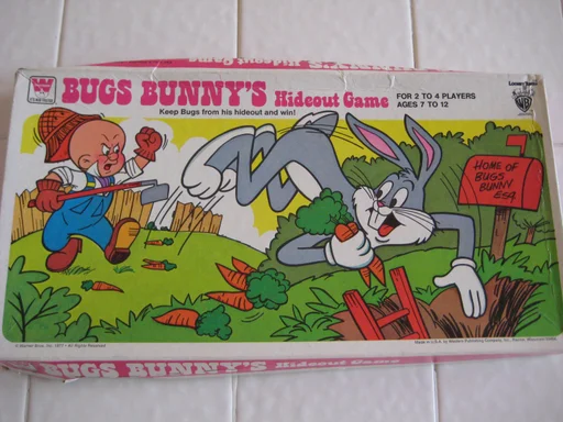 Board game, Bugs Bunny's Hideout game