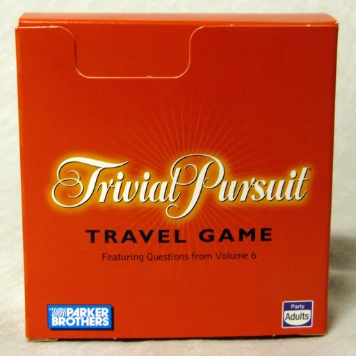 Board game, Trivial Pursuit: Travel Game – Featuring Questions from Volume 6