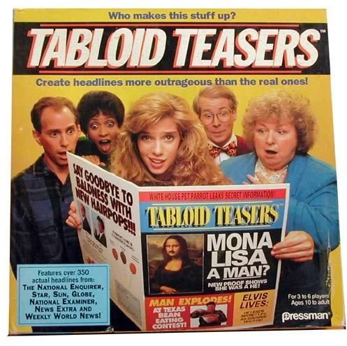 Board game, Tabloid Teasers