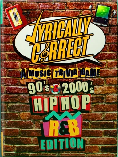 Board game, Lyrically Correct: A Music Trivia Game – 90's & 2000's Hip Hop and R&B Edition