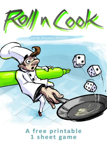 Board game, Roll n Cook