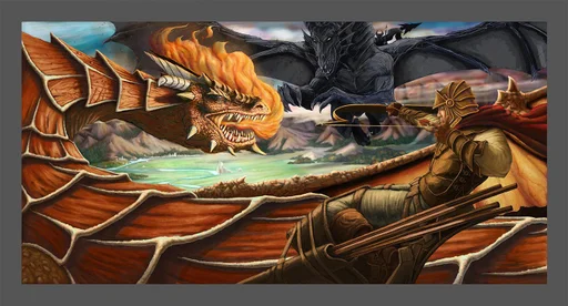 Board game, Dragon and Rider
