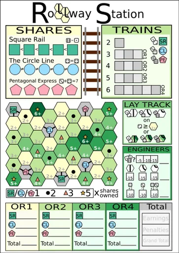 Board game, Rollway Station
