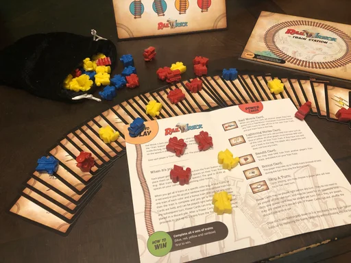 Board game, Rail Wreck