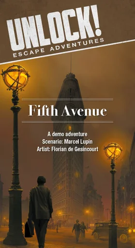 Board game, Unlock!: Escape Adventures – Fifth Avenue