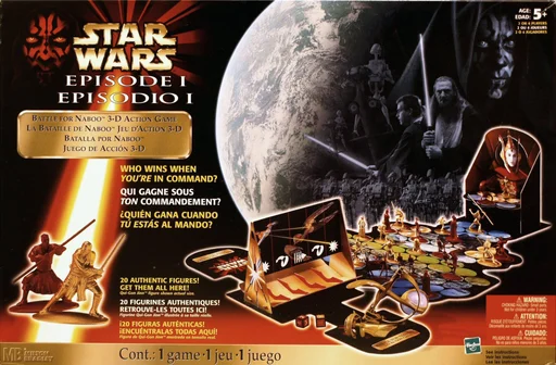 Board game, Star Wars: Episode I – Battle for Naboo 3-D Action Game
