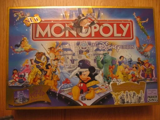 Board game, Monopoly: New Disney