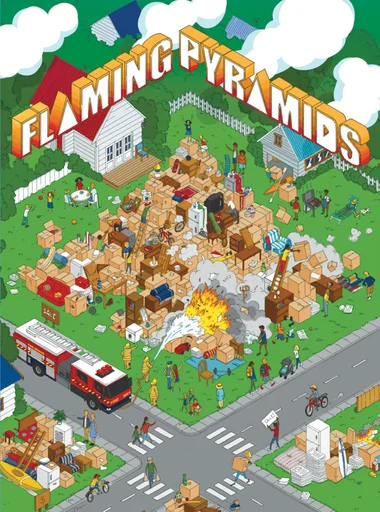 Board game, Flaming Pyramids