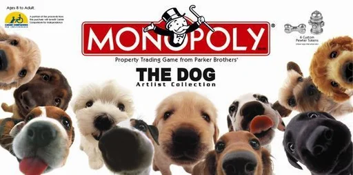 Board game, Monopoly: Dog Artist