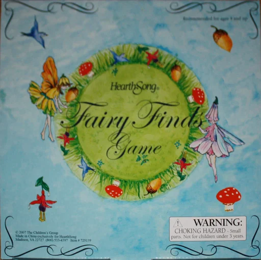 Board game, Fairy Finds Game