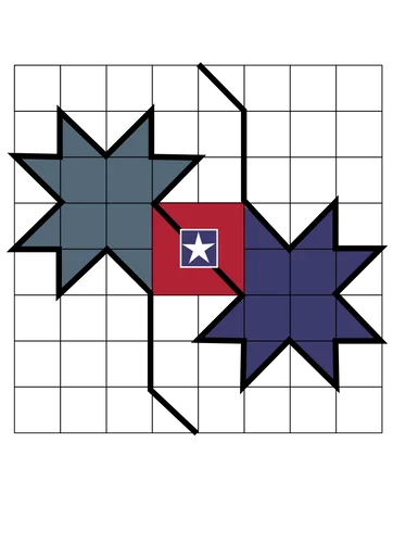 Board game, Blue and Gray