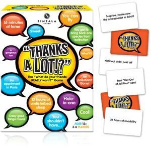 Board game, "Thanks a Lot!?"