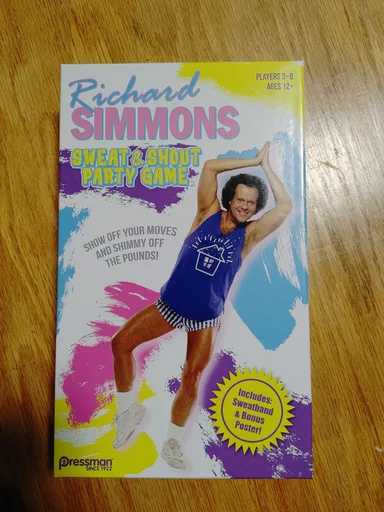 Board game, Richard Simmons Sweat & Shout Party Game