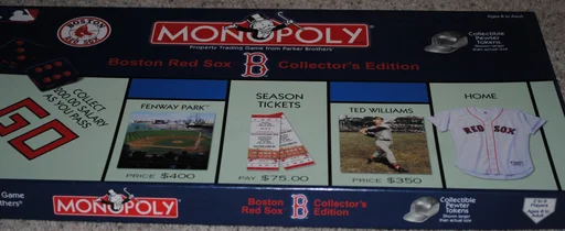 Board game, Monopoly: Boston Red Sox Collector's Edition