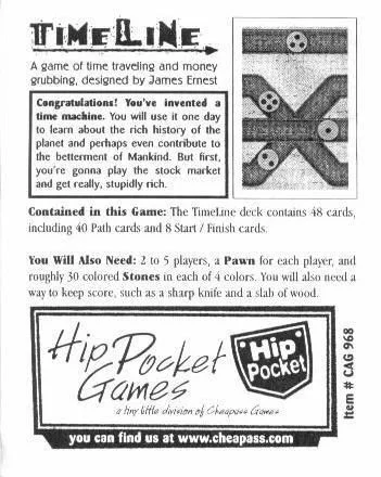 Board game, TimeLine